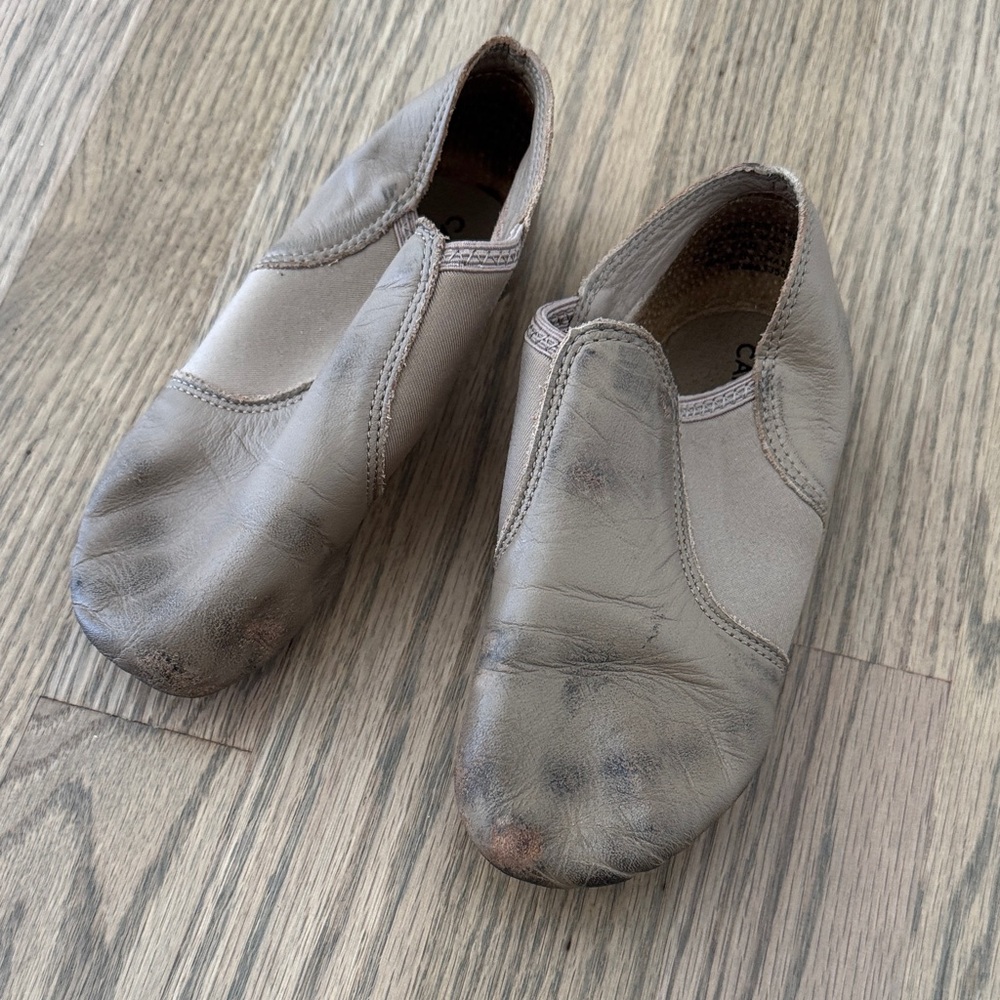 Capezio Kids Taupe Dance Jazz Shoes - 7